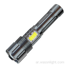 بيع البيع الساخن التكنولوجيا الجديدة XHP50 المدى طويل المدى LED USB القابلة لإعادة الشحن القابلة للتركيز أقوى شعلة مصباح LED LED
